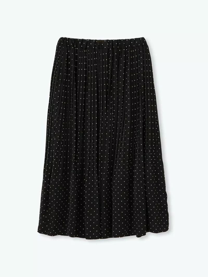 sosotto小圓點壓褶裙