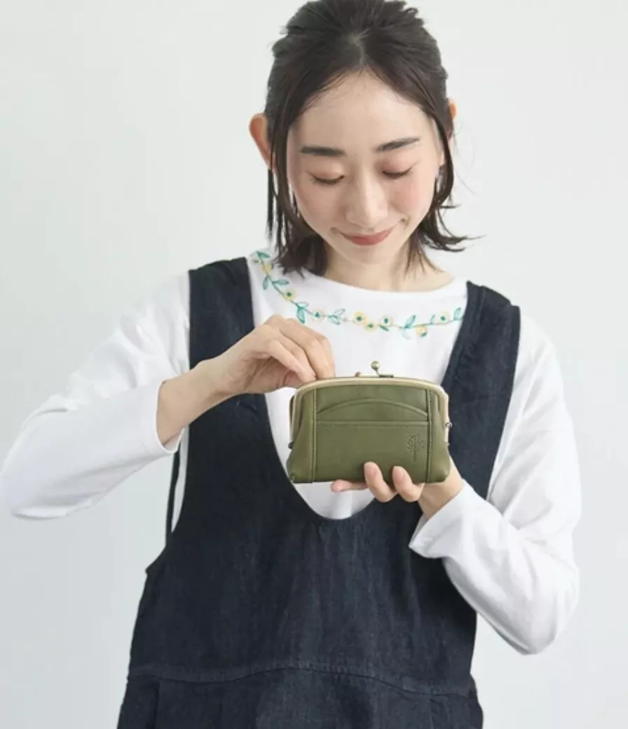 [日本製]Kanmi真皮口金包