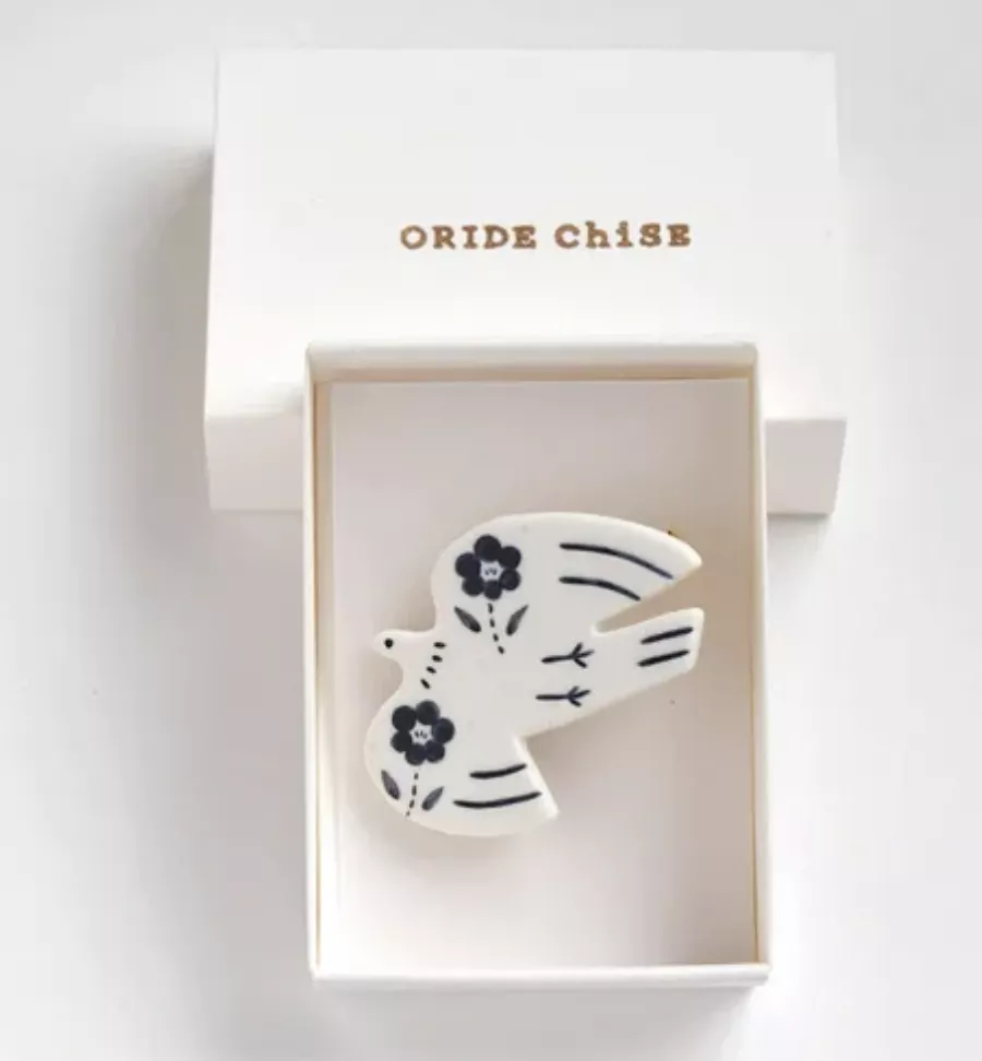 [日本製]ORIDE CHiSE 陶瓷胸針