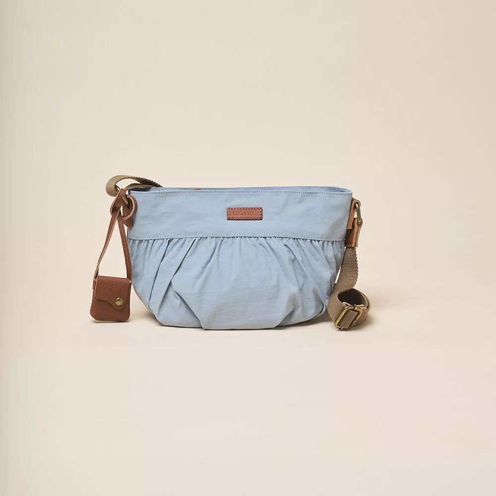 Toleur細褶邊側背包/單肩包