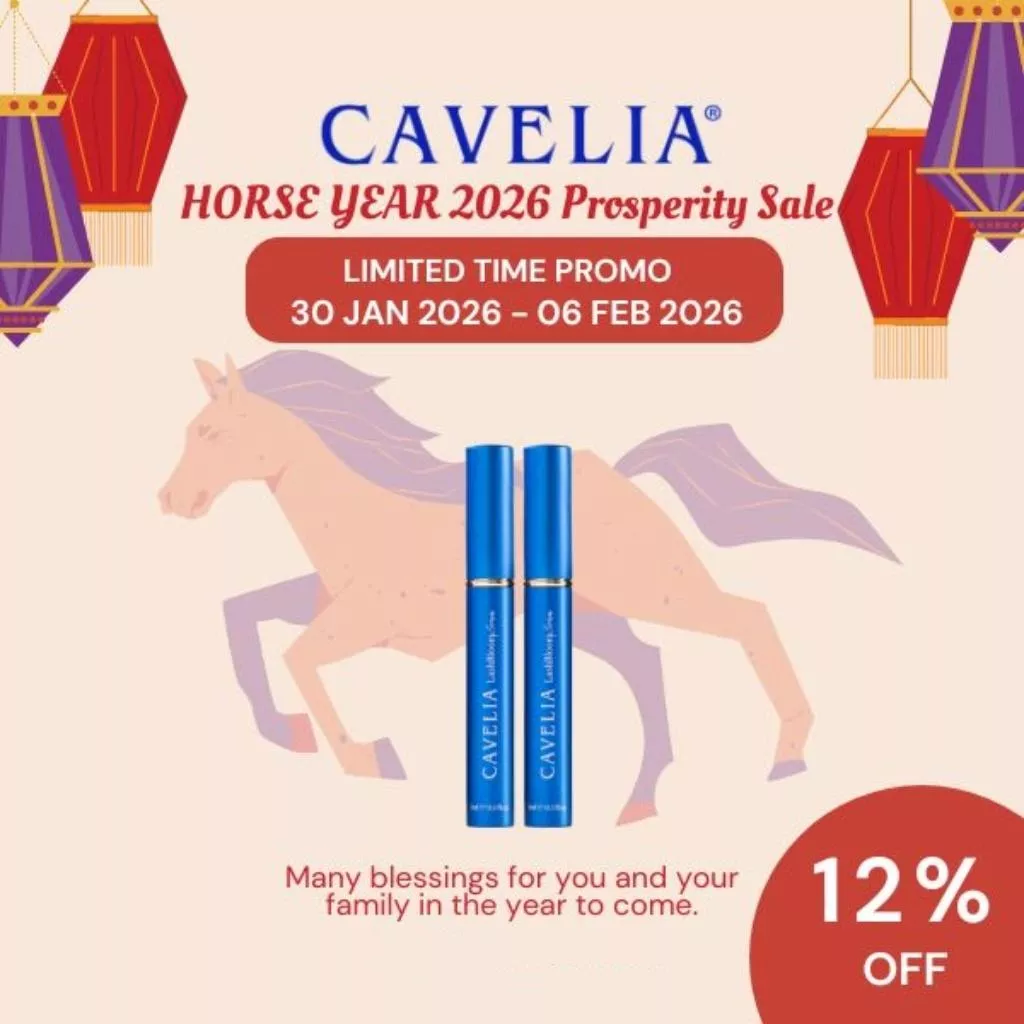 CAVELIA卡薇拉睫毛增長液/睫毛精華液 (2支裝）睫毛眉毛通用