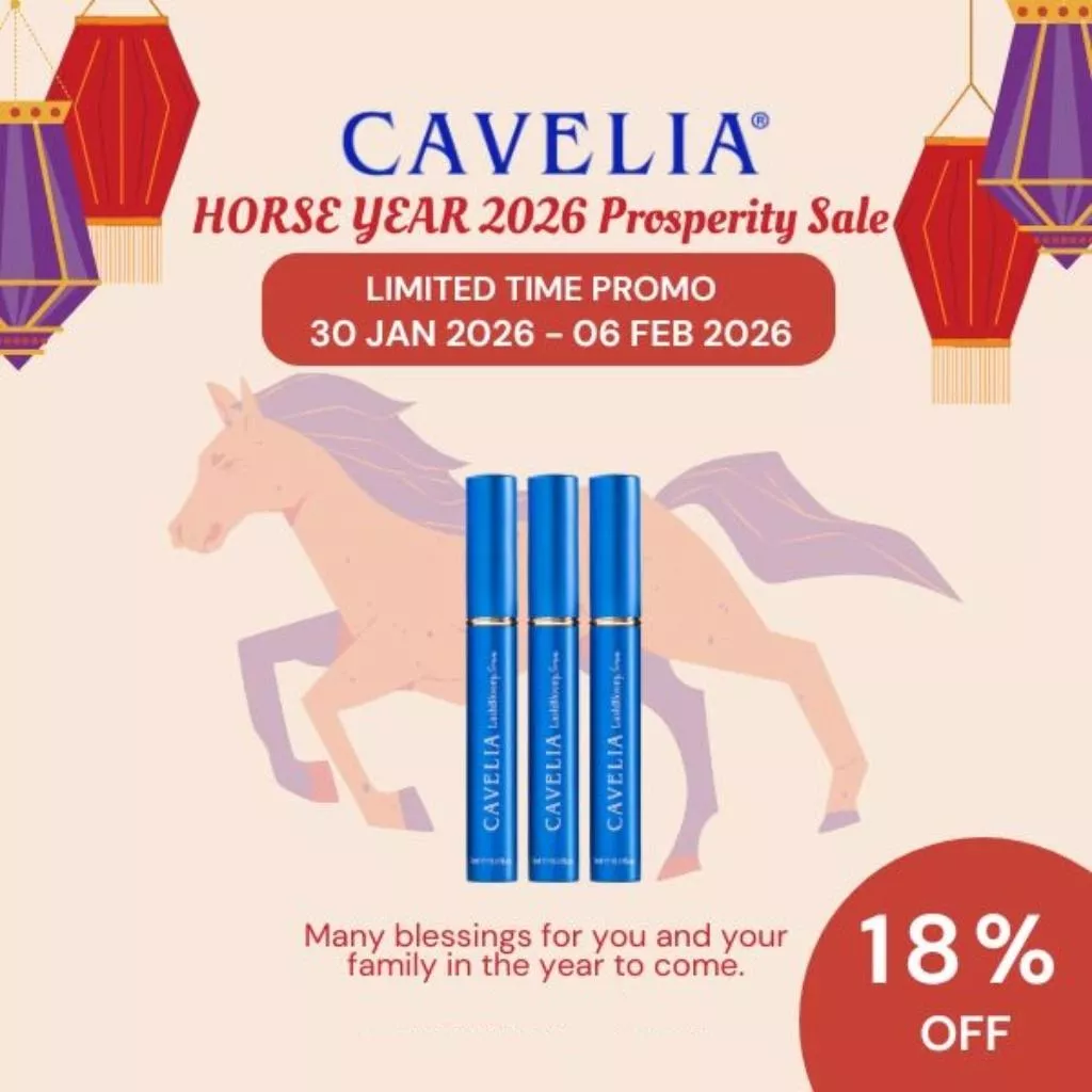 CAVELIA卡薇拉睫毛增長液/睫毛精華液 （3支裝）睫毛眉毛通用