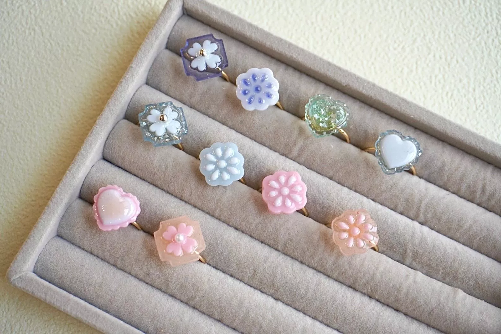 花磚活口戒❊圓滑戒環