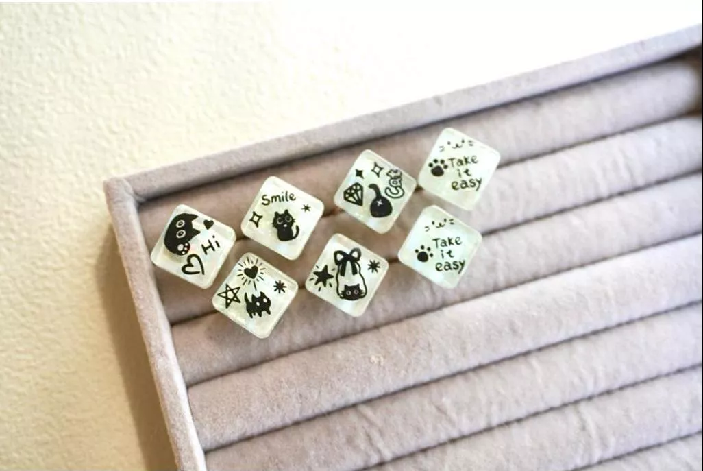 故事貓塗鴉戒指 ❊圓滑戒環