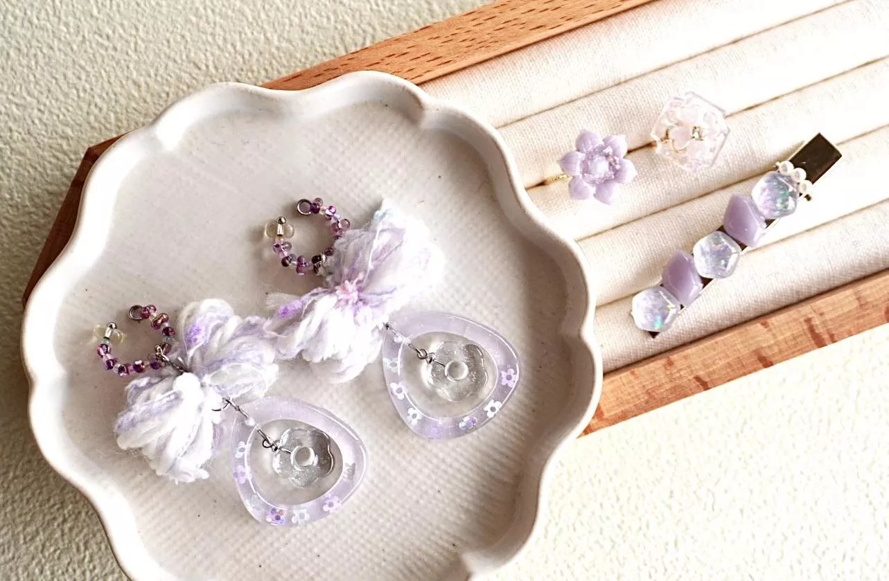 蝴蝶與花風景❊微戀（紫）