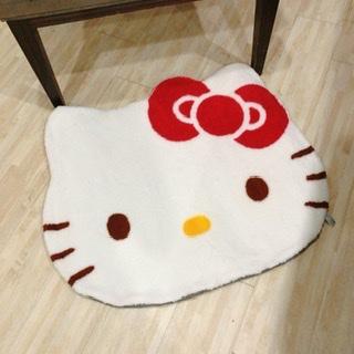 日貨 Hello Kitty 頭型地墊 腳踏墊 止滑