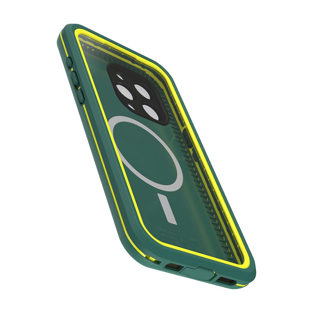 OtterBox LifeProof iPhone 15 Pro Max 6.7吋 Fre 全方位防水/雪/震/泥 保護殼-綠 (支援MagSafe)