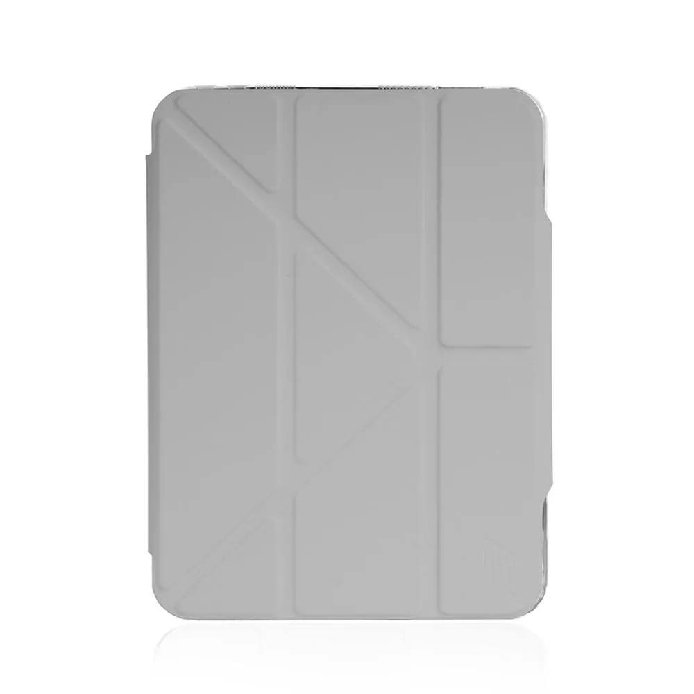 STM iPad mini A17 Pro/第6代 8.3" Opp 專用多角度折疊防摔保護殼-灰