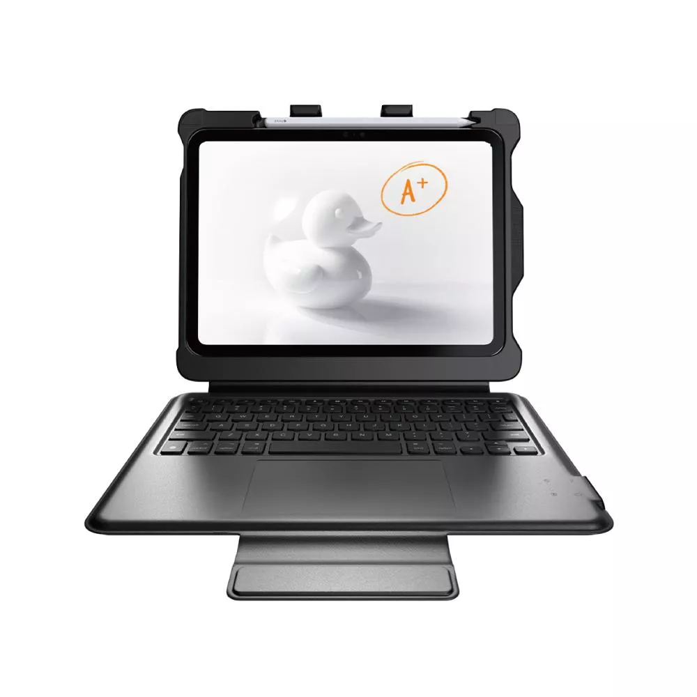 STM iPad 11" (A16/第10代) Dux Keyboard 專用強固軍規防摔鍵盤殼(USB-C)-黑