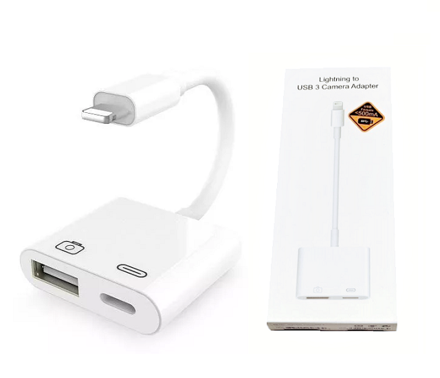 JR｜Lightning 對 USB／OTG 相機轉接器