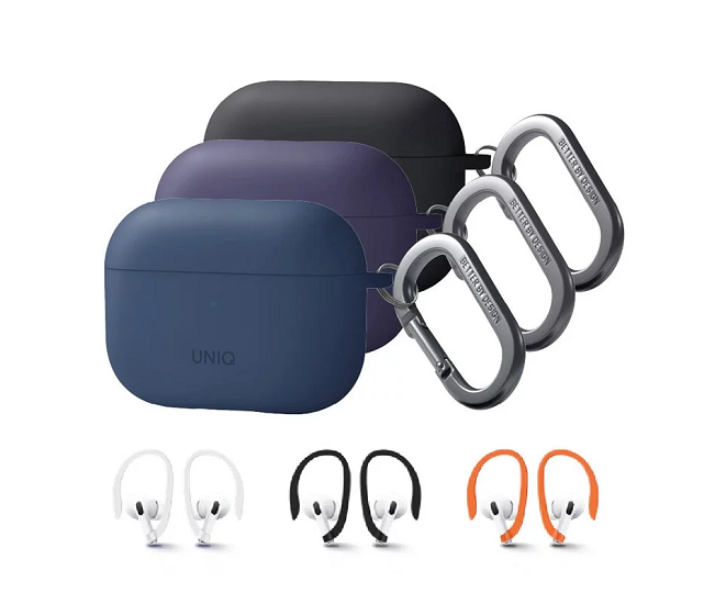 量批∥UNIQ｜Nexo 耳掛運動液態矽膠保護套（附登山扣）｜AirPods Pro 2