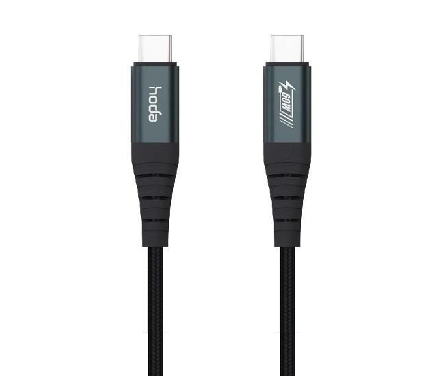 HODA｜W3 USB-C to USB-C  3A 60W 100W編織快充線｜1.2M／2M