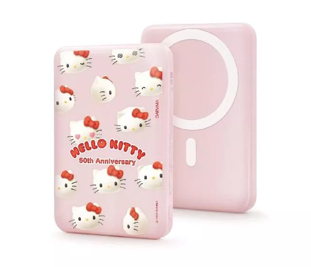 量批∥SANRIO｜Hello Kitty磁吸行動電源 10000mAh  50週年