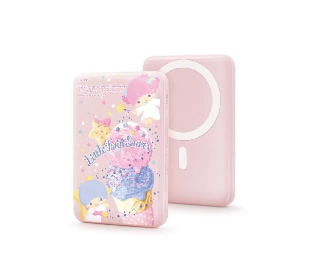 量批∥SANRIO｜KiKiLaLa 磁吸無線行動電源 10000mAh