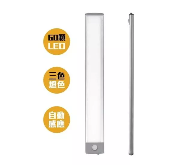量批∥WEI BO｜無線60顆LED自動平板感應燈三種燈光款