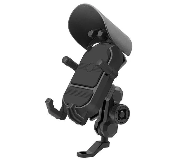 量批∥JR｜八抓減振機車後視鏡手機架 (含遮光帽)