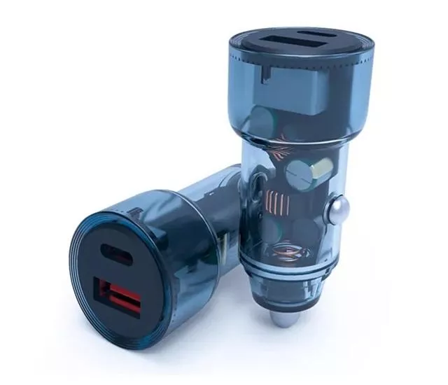 量批∥KooPin｜60W極速雙孔車用充電器PD＋QC