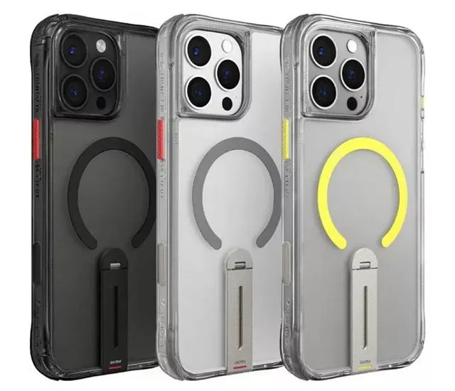 量批∥Skinarma｜Helix 磁吸帶支架相機鈕防摔手機殼｜IPhone16系列