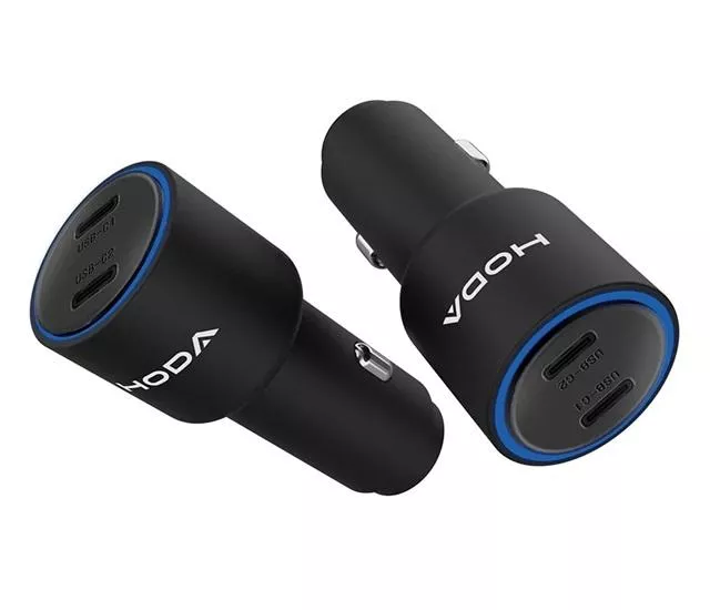 量批∥HODA｜72W 雙孔 USB-C 車載PD快速充電器