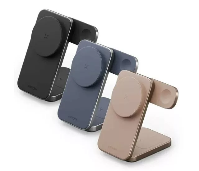 ENERGEA｜Magtrio Plus 三合一 Qi2折疊磁吸無線充電座