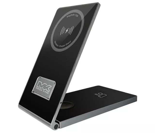 MEGA｜KING 15W三合一磁吸折疊無線充電支架
