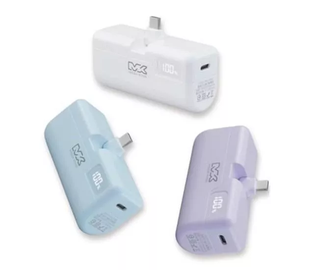 MEGA｜ KING 5000 PD直插式摺疊口袋行動電源(TypeC)