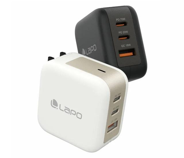 量批∥LAPO｜GaN 100W四孔快充氮化鎵電源供應器
