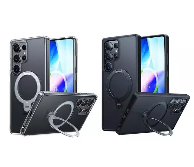 TORRAS｜Ostand Spin MagSafe相容支架防摔手機殼 for Galalxy S25系列