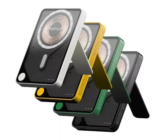 量批∥Momax｜摩米士 1-Power X Pro 5000/10000mAh 磁吸內建USB-C線行動電源（附支架）