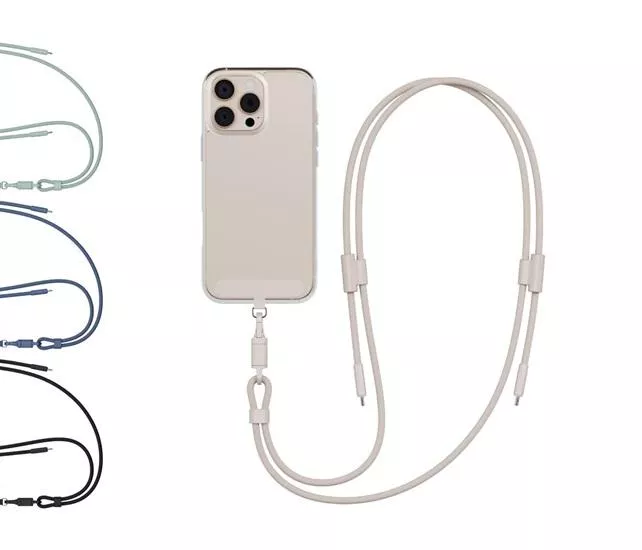 量批∥ENERGEA ｜Lasso 240W 2合1充電掛繩 USB-C to USB-C