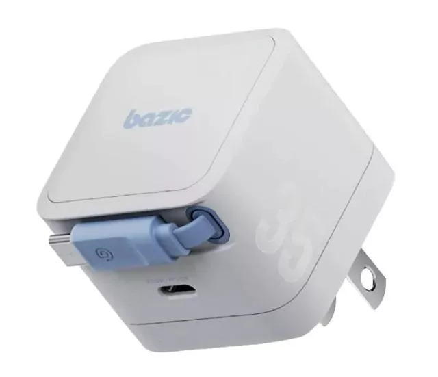 量批∥Bazic｜Retrek 35W 自帶線快充電源供應器