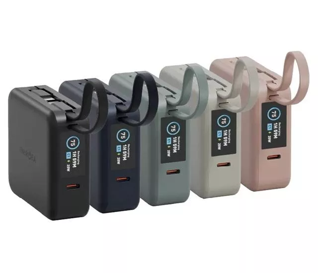 量批∥ENERGEA ｜MagPac Mini+ 10000mAh 磁吸帶線行動電源 USB-C to USB-C