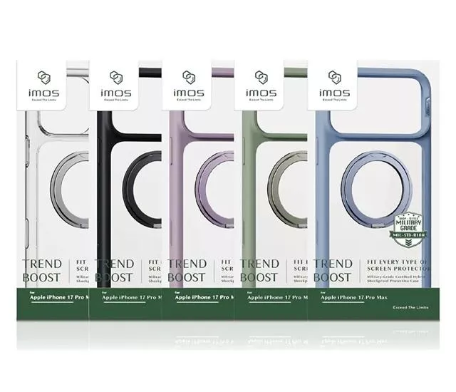 imos｜磁吸支架耐衝擊軍規保護殼 17系列