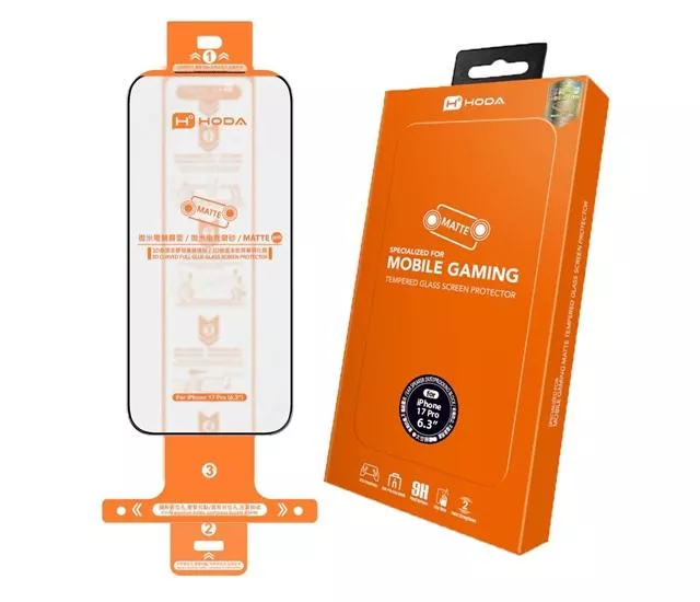 HODA｜滿版霧面玻璃貼｜IPhone(無太空艙)