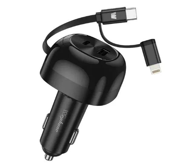 Wephone｜60W 四合一車用充電器 WD03-AECS01