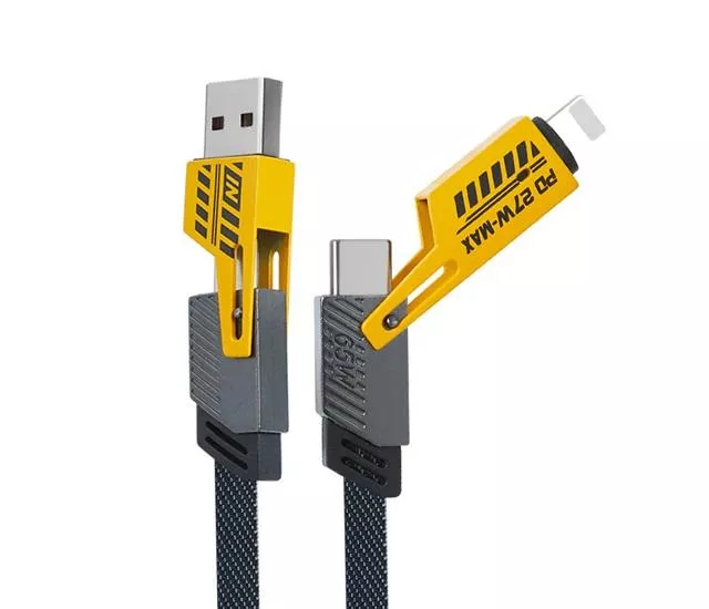 JR｜四合一多功能接頭機甲數據線