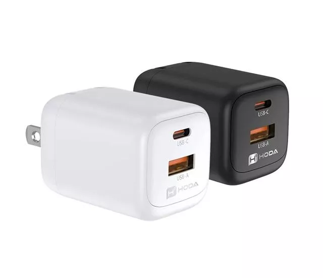量批∥HODA｜35W GaN氮化鎵智慧雙孔電源供應器
