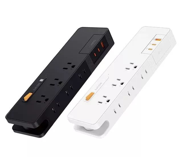 LAPO｜1開6插3USB 氮化鎵GaN 65W快充延長線 LPS-665
