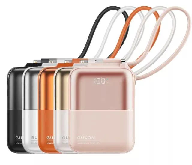 量批∥GUXON｜極方塊 固態雙線行動電源 10000mAh