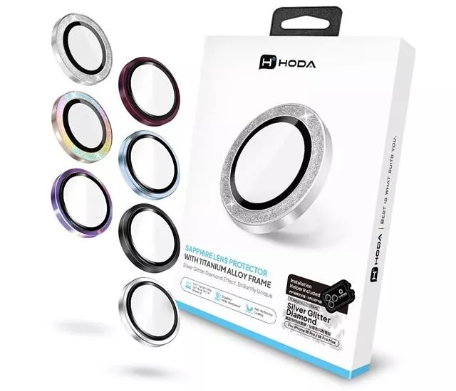 HODA｜藍寶石鈦合金鏡頭保護貼 iPhone 18Pro / 18ProMax (3顆/組)