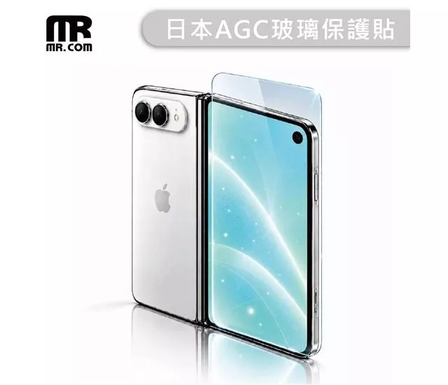 Mr.com｜亮面 2.5D日本AGC滿版玻璃保護貼 for iPhone Duo