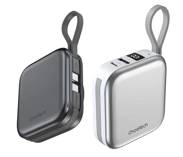 Choetech｜B697C 多功能雙線 10000mAh 磁吸行動電源