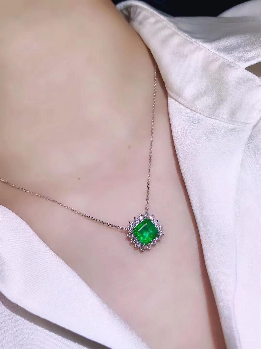 💎奧斯珠寶💎祖母綠吊墜1.6克拉