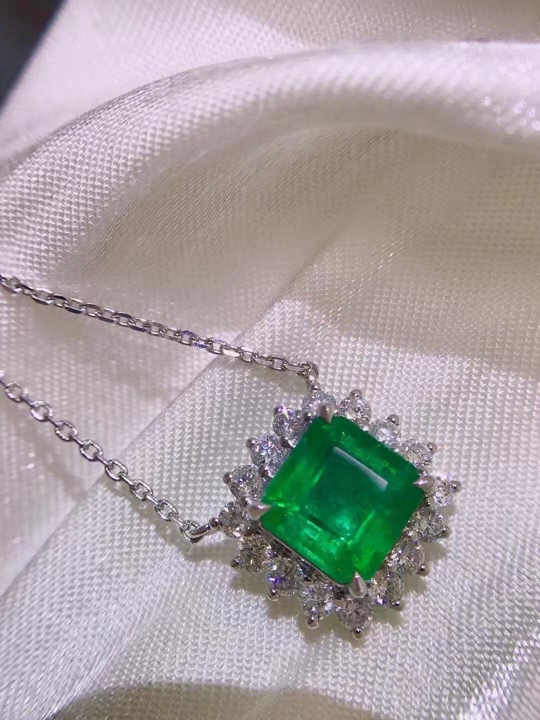 💎奧斯珠寶💎祖母綠吊墜1.6克拉