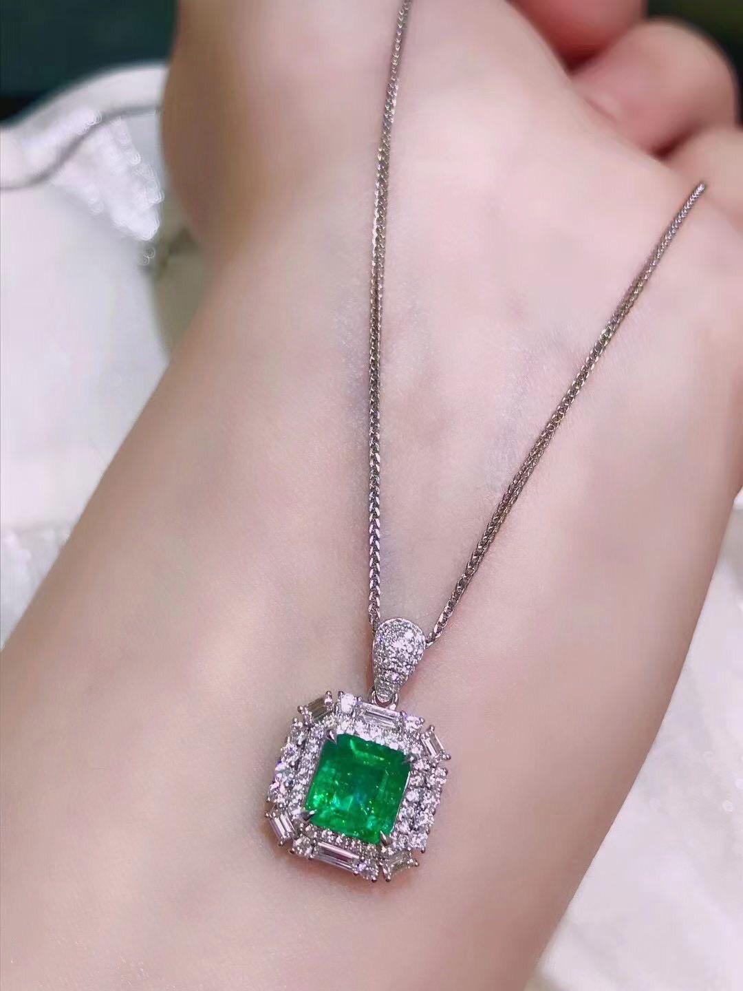 💎奧斯珠寶💎祖母綠吊墜1.3克拉
