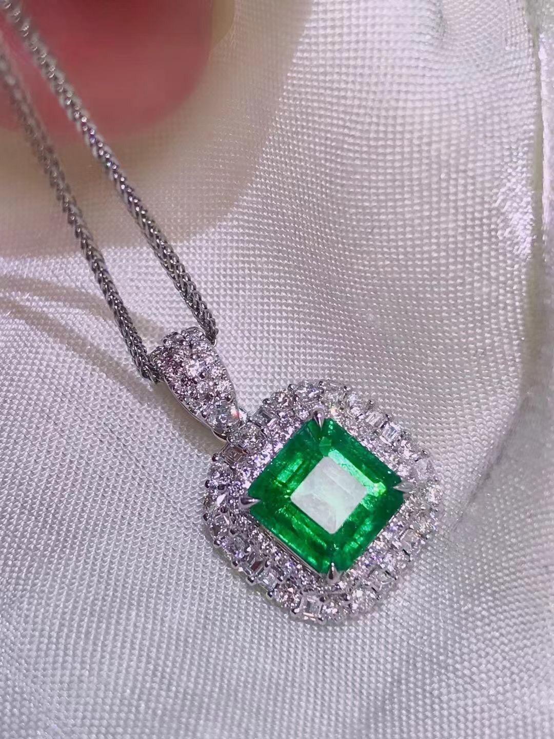 💎奧斯珠寶💎祖母綠吊墜1.4克拉