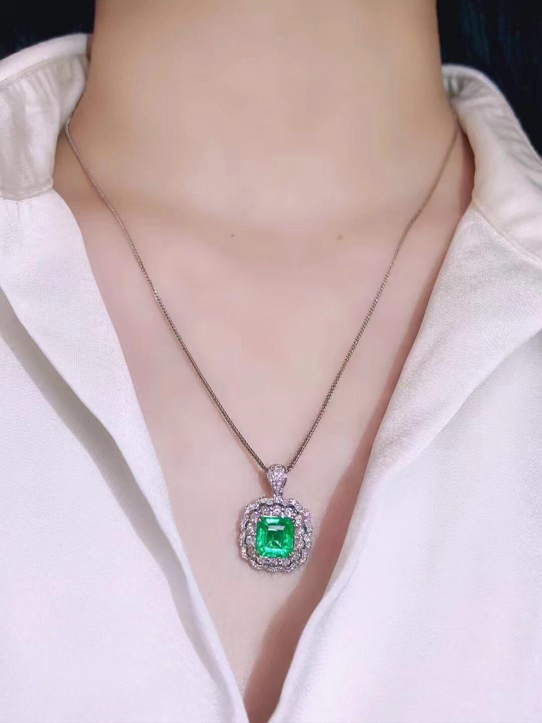 💎奧斯珠寶💎祖母綠吊墜1.4克拉