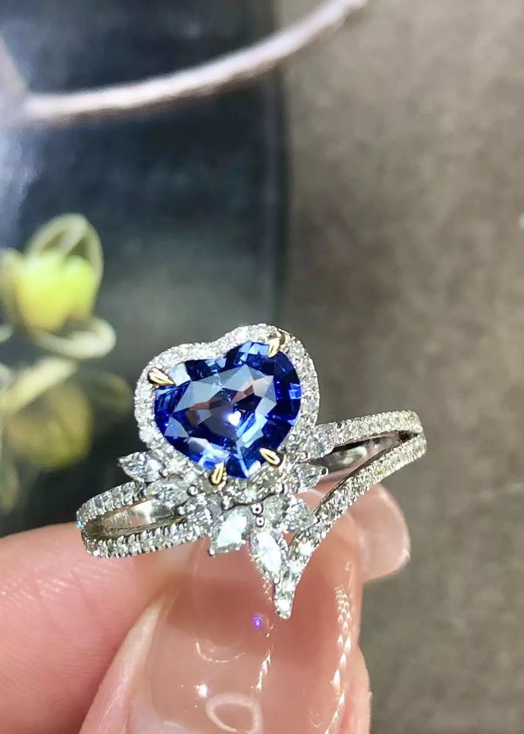 台北奧斯珠寶 無燒藍寶石戒指1.53克拉