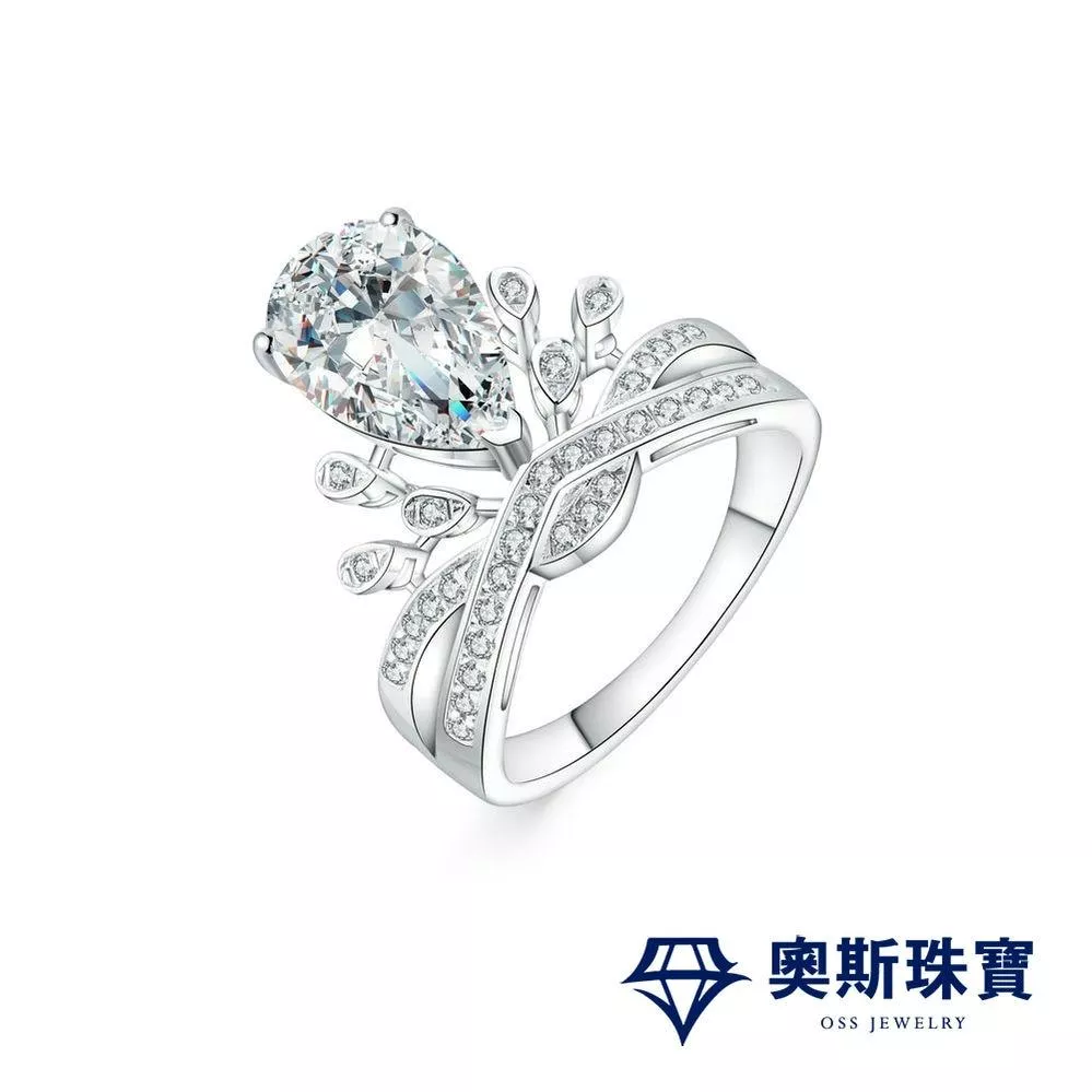 莫桑石 莫桑鑽 1-3克拉baby女鑽戒 台北門市 客製化訂製白金