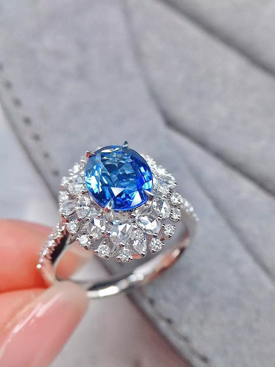 台北奧斯珠寶 高品質藍寶石戒指